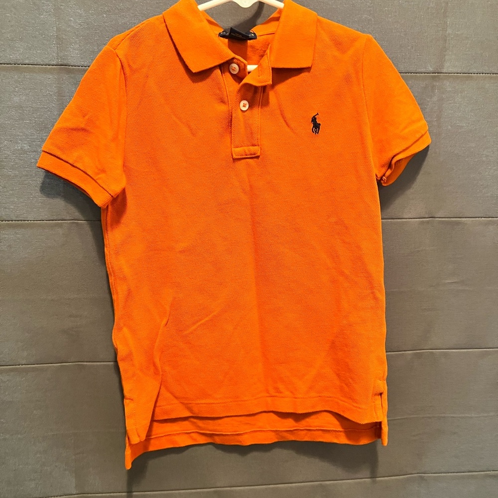 Boys polo by Ralph Lauren size 5 orange